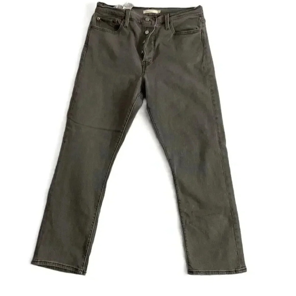 Levis‎ Womens 32x28 Grey Wedgie Straight Wedgie Button Fly Jeans - Picture 1 of 5